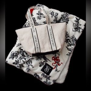 BUNDLE DEAL!!!!  — VS tote and matching throw blanket